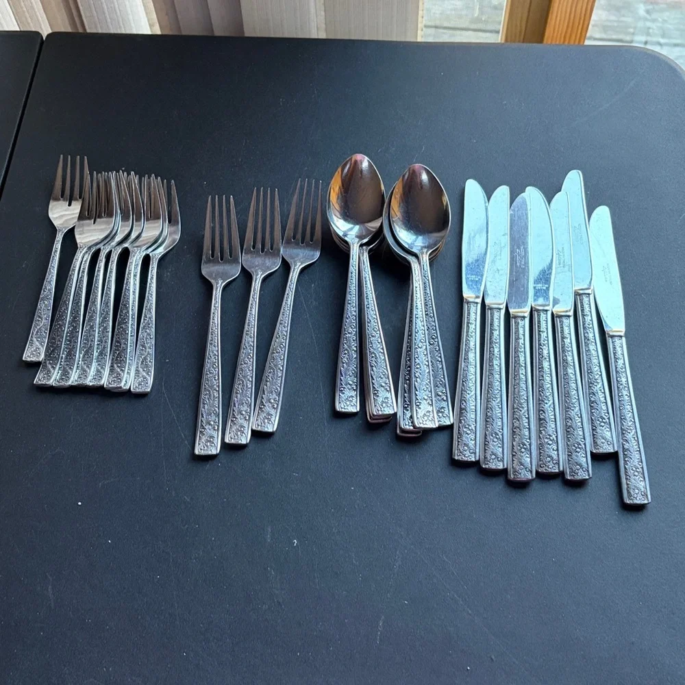 Modern Trend Stainless Steel Elegant Silverware Set made in Japan